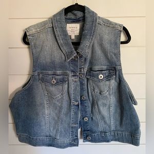 Torrid size 3 denim vest